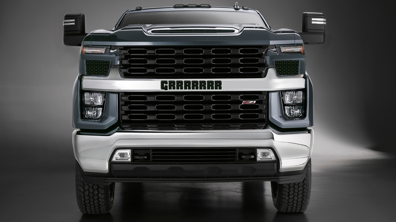 Illustration for article titled Emergency Photoshoppers Are Rushing In to Fix the Chevy Silverado HD's Face
